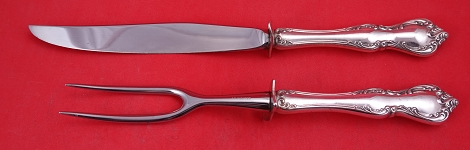 Steak Carving Set 2-pc - Debussy by Towle - Sterling 
